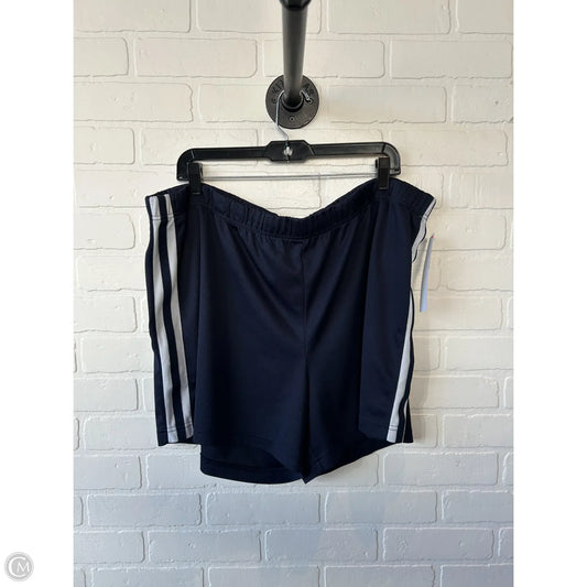 Athletic Shorts By Pro Spirit In Blue & White, Size: 20