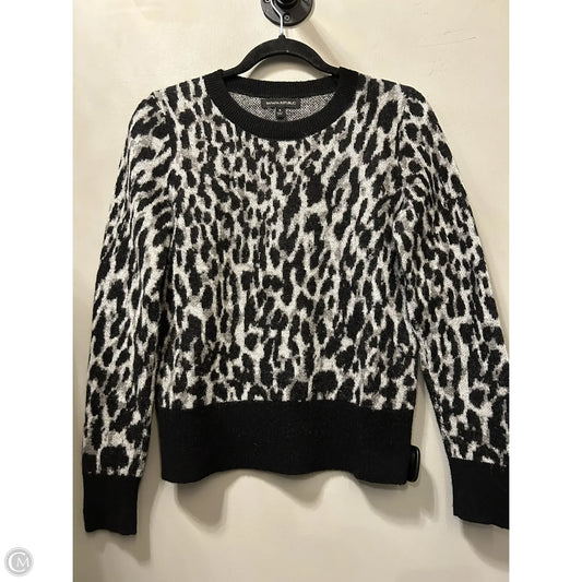 Sweater By Banana Republic In Black & Grey, Size: S