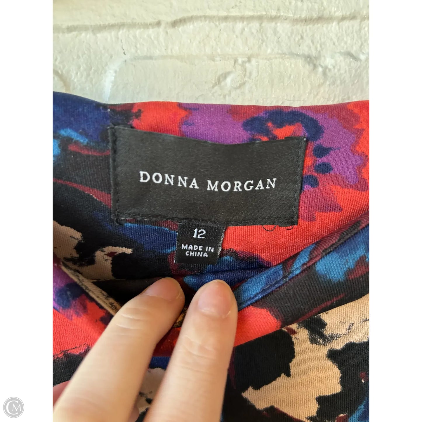 Dress Work By Donna Morgan In Black & Pink, Size: L