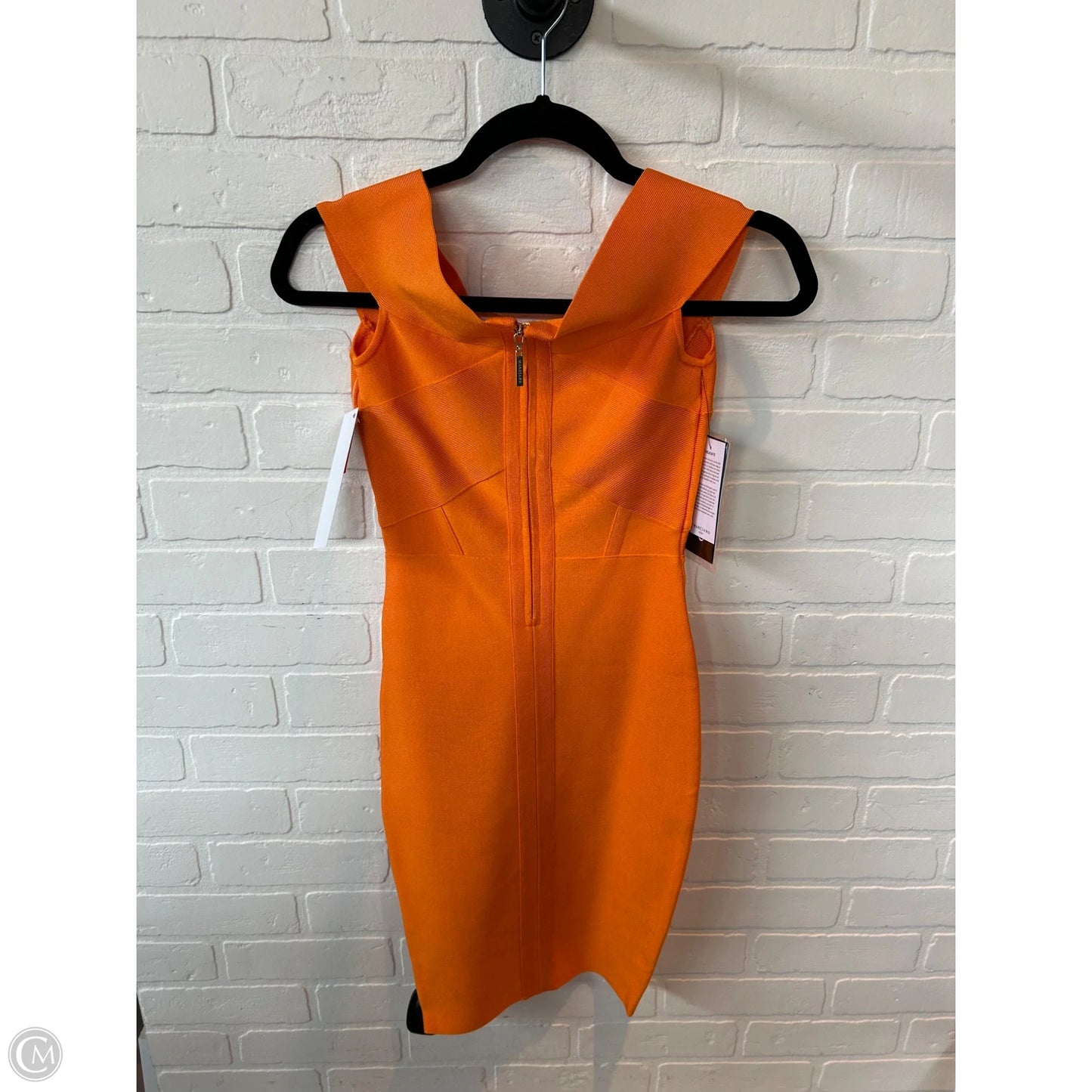 Dress Party Midi By Marciano In Orange, Size: Xs