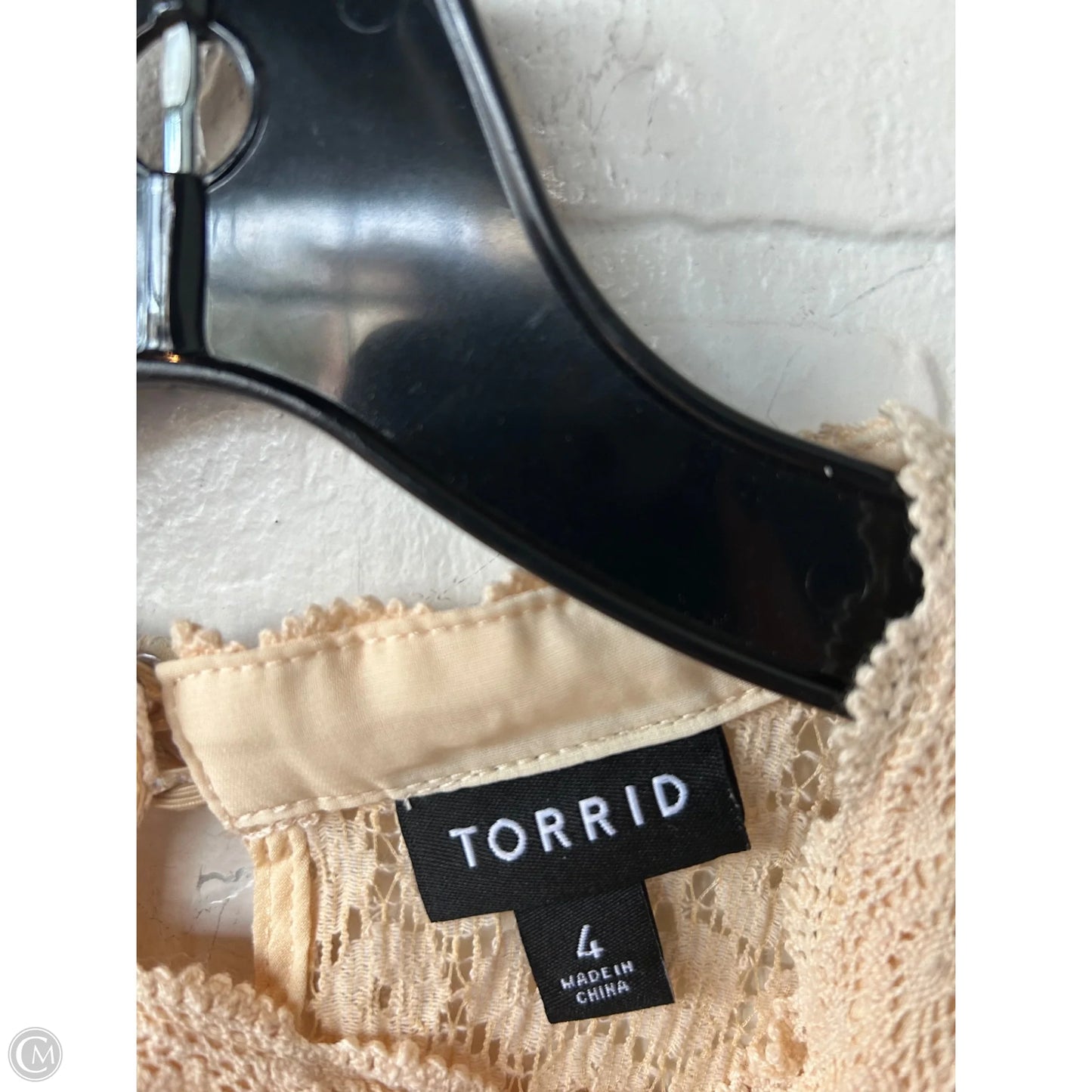 Top Long Sleeve By Torrid In Tan, Size: 4x