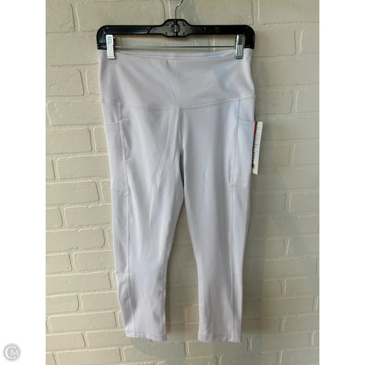 Athletic Capris By 90 Degrees By Reflex In White, Size: 8