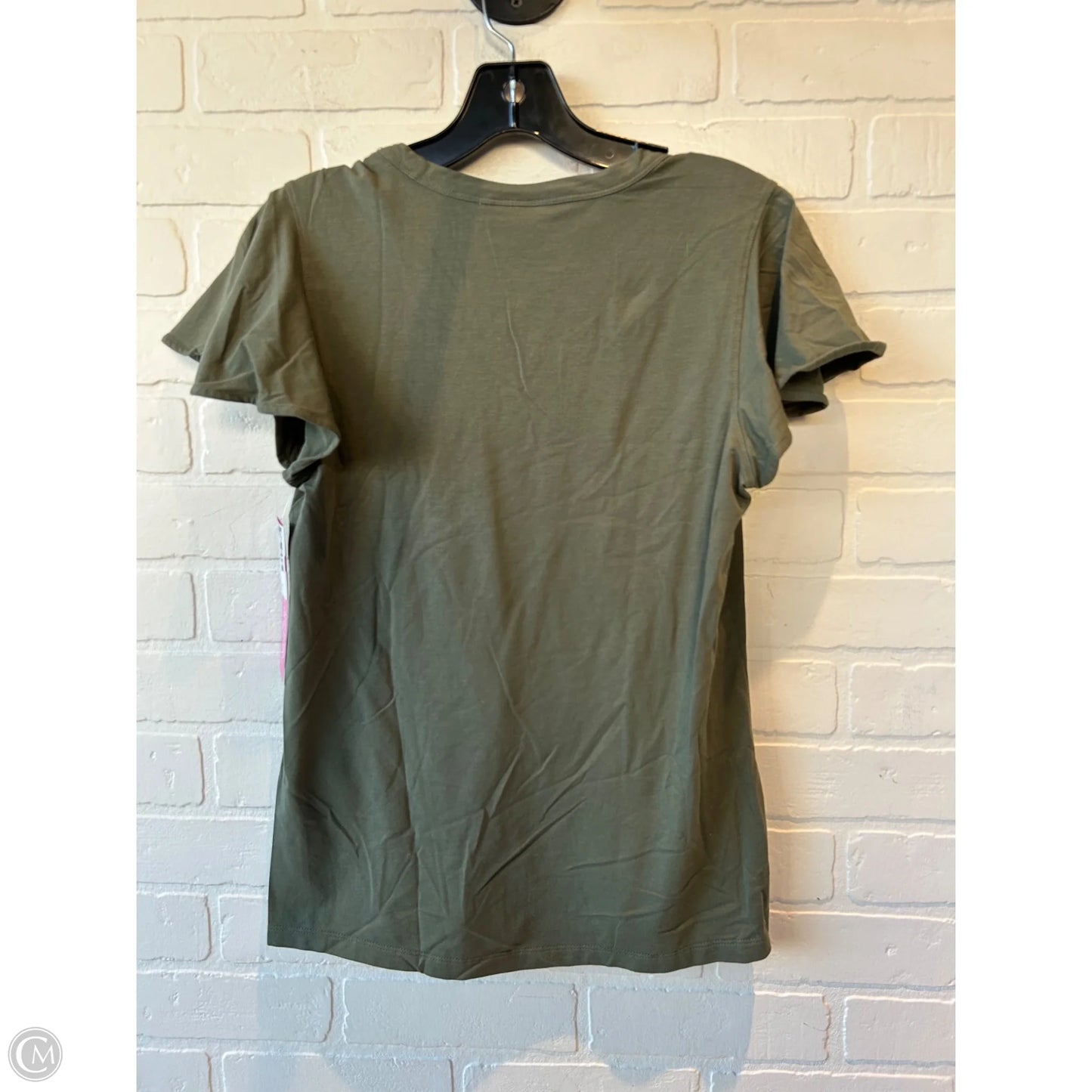 Top Short Sleeve By Chicos In Green, Size: S