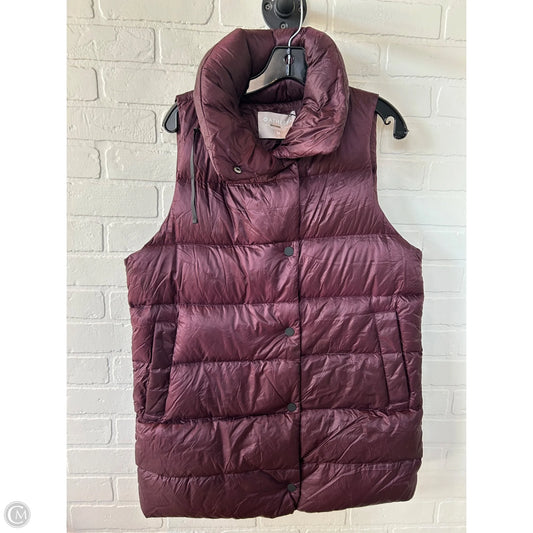 Vest Puffer & Quilted By Athleta In Maroon, Size: M