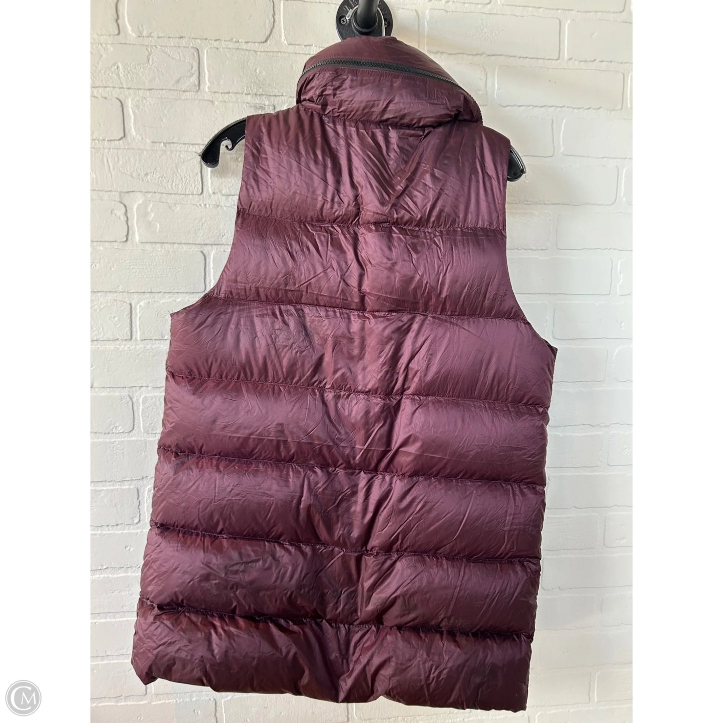 Vest Puffer & Quilted By Athleta In Maroon, Size: M