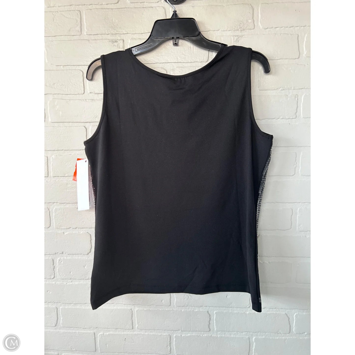 Top Sleeveless By Joan Rivers In Black, Size: M