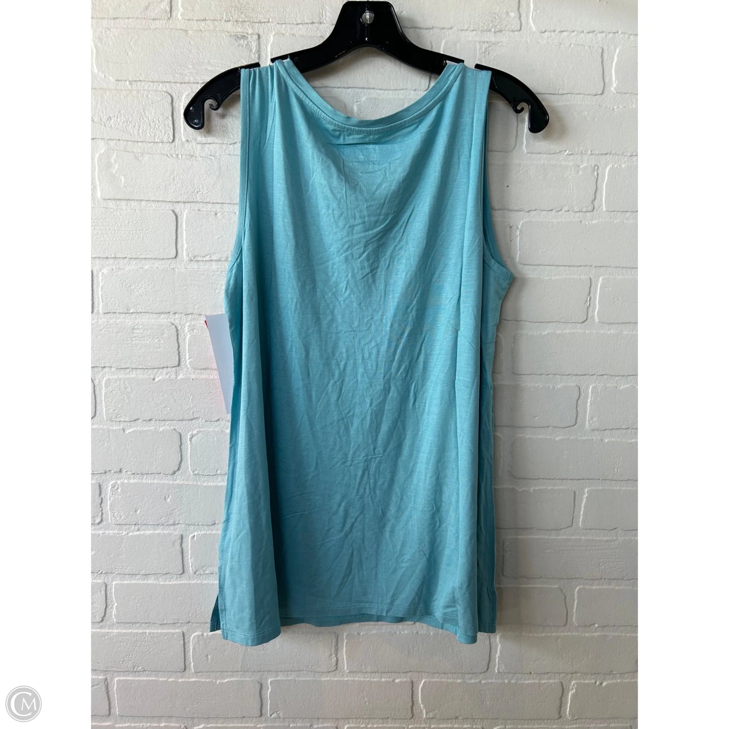 Top Sleeveless By Logo In Blue, Size: M