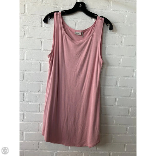 Top Sleeveless By Logo In Pink, Size: M