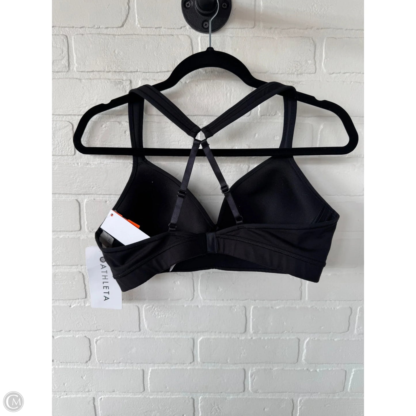 Athletic Bra By Athleta In Black, Size: L