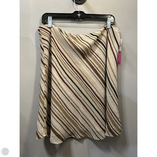 Skirt Mini & Short By Express In Brown & Tan, Size: 12