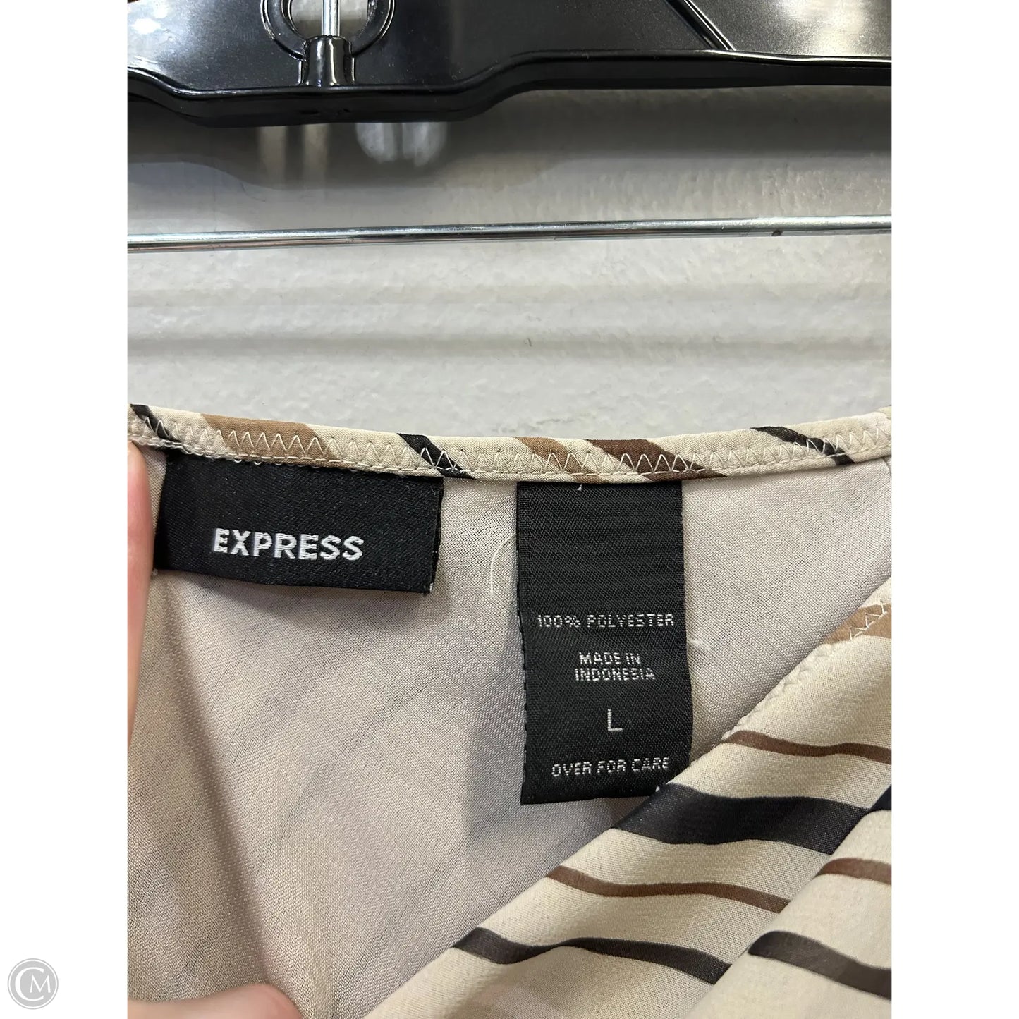 Skirt Mini & Short By Express In Brown & Tan, Size: 12