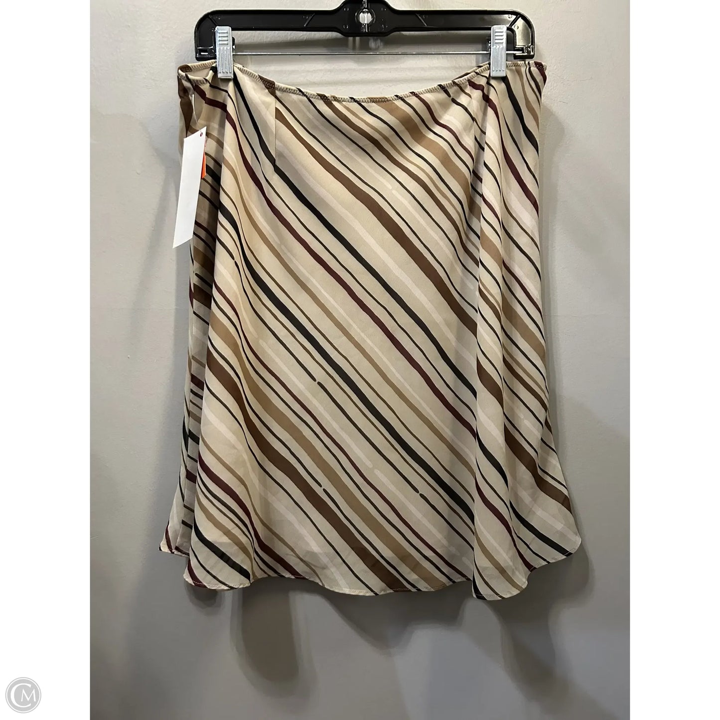 Skirt Mini & Short By Express In Brown & Tan, Size: 12