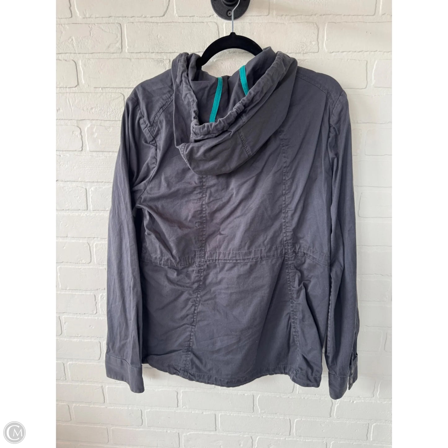 Athletic Jacket By Athleta In Grey, Size: Xl