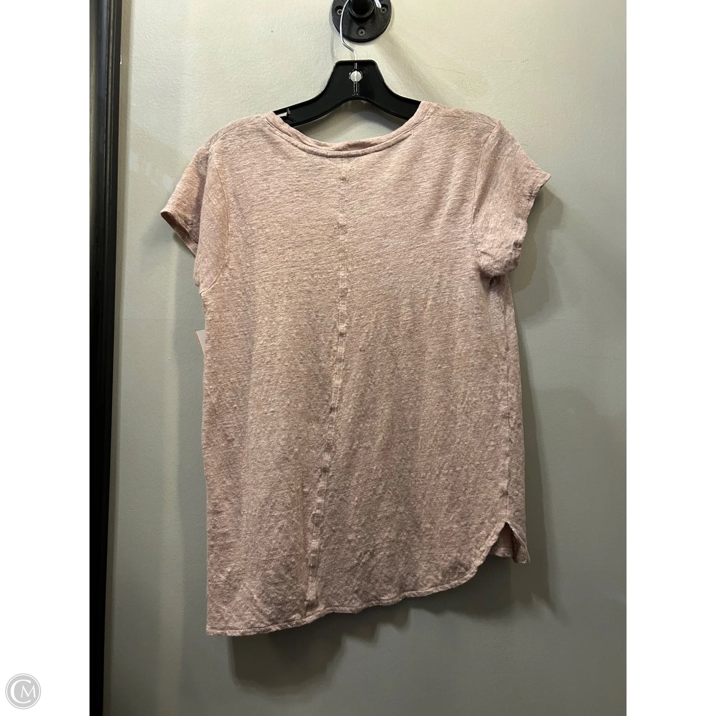 Top Short Sleeve By Tahari By Arthur Levine In Pink, Size: M