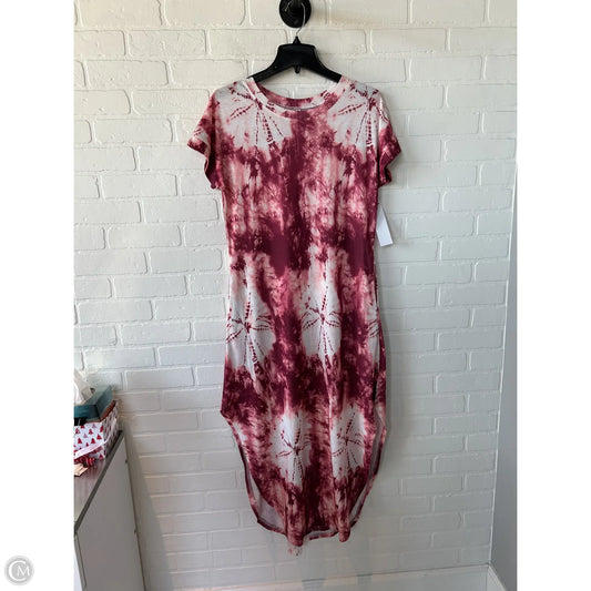 Dress Casual Maxi By Cme In Red & White, Size: S