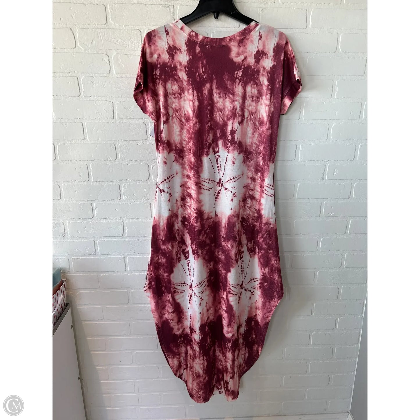 Dress Casual Maxi By Cme In Red & White, Size: S