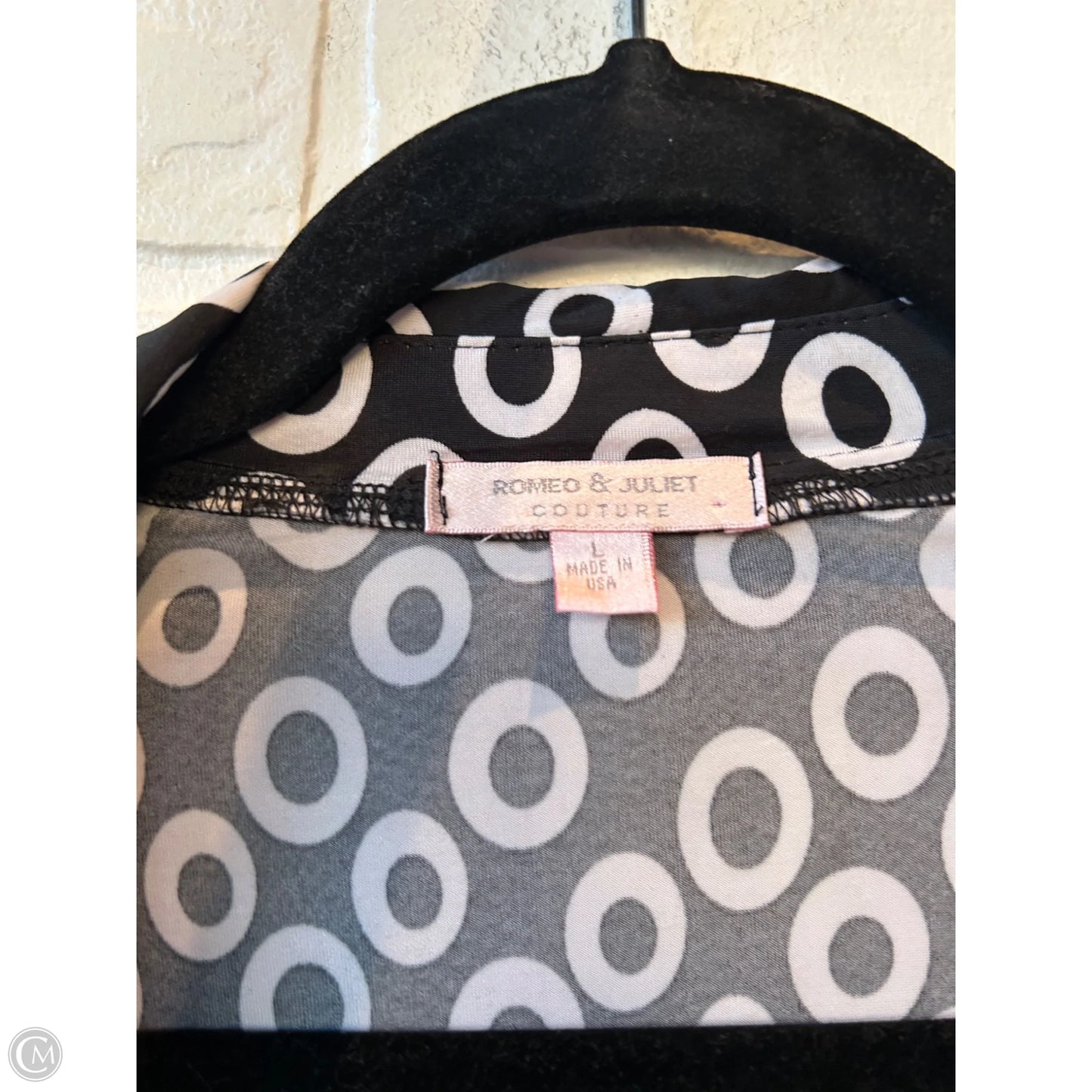 Dress Work By Romeo And Juliet In Black & White, Size: L
