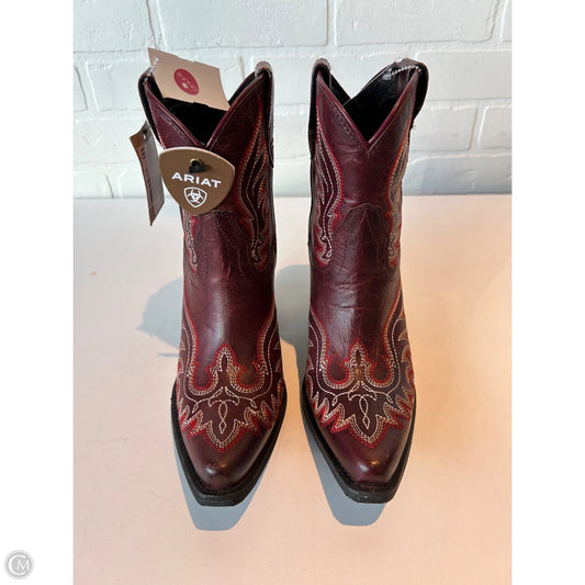Boots Western By Ariat In Red, Size: 5.5