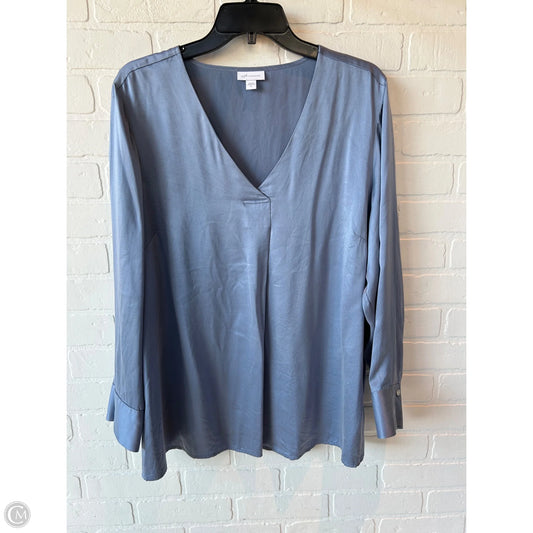 Top Long Sleeve By J. Jill In Blue, Size: Xl