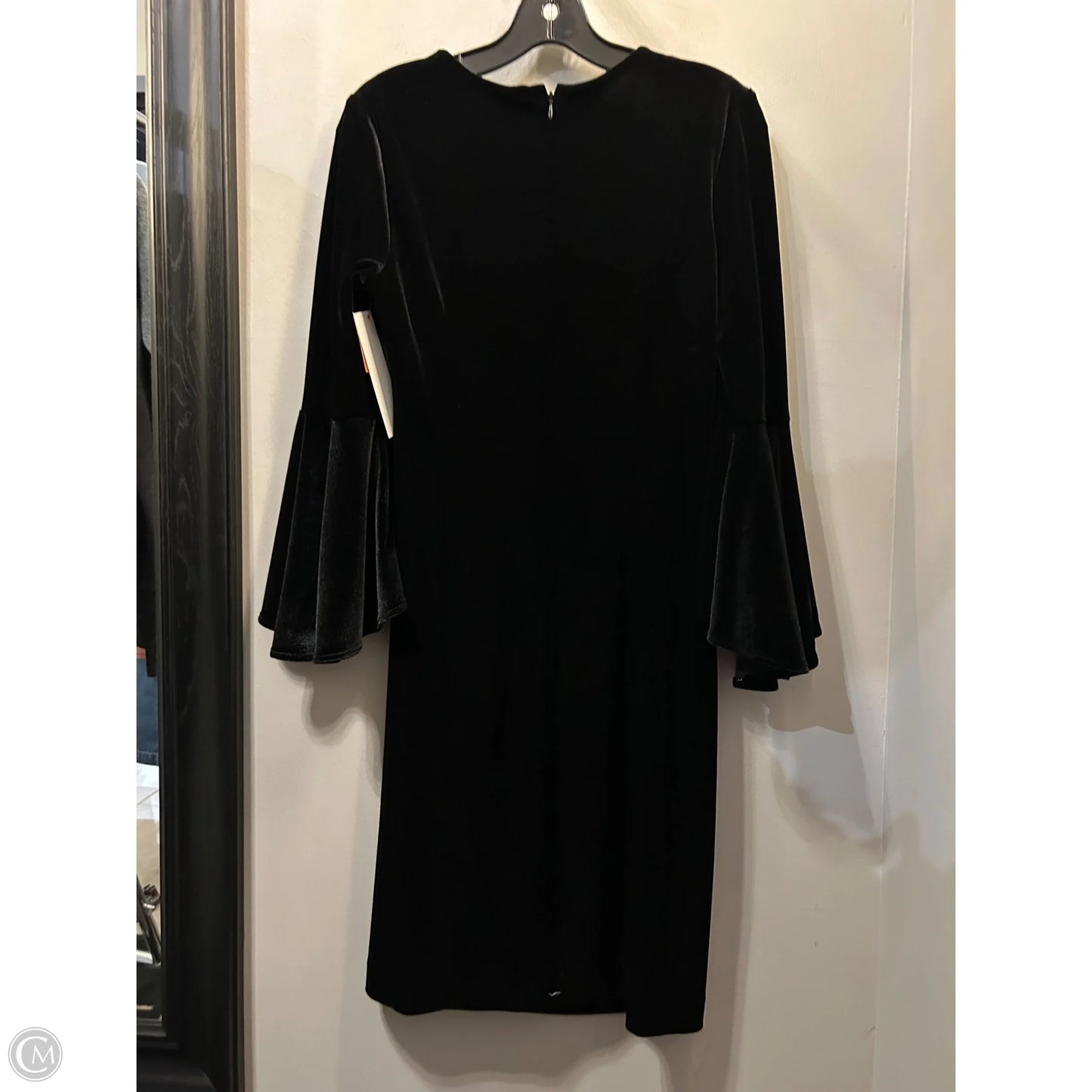 Dress Party Midi By Calvin Klein In Black, Size: L