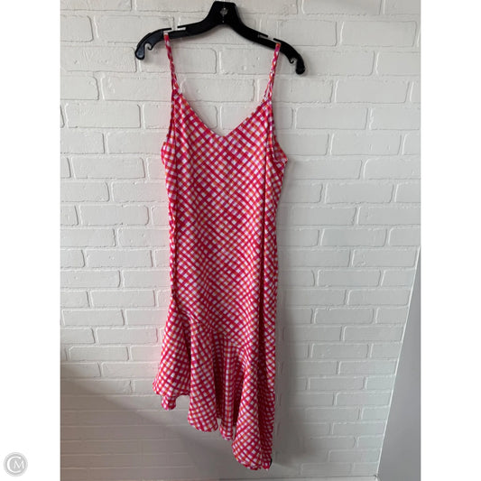 Dress Casual Midi By Tommy Bahama In Pink & White, Size: M