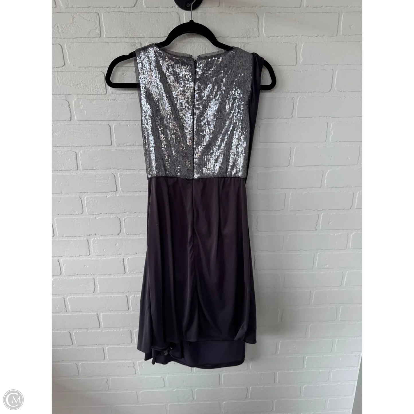 Dress Party Midi By Adrianna Papell In Purple, Size: S