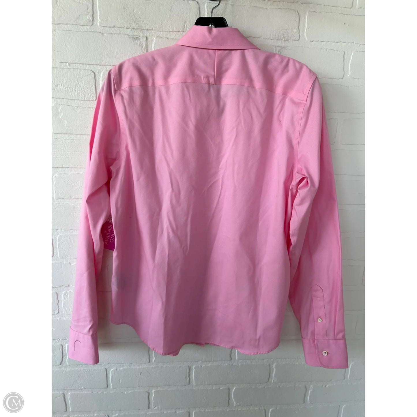 Top Long Sleeve By Lauren By Ralph Lauren In Pink, Size: S