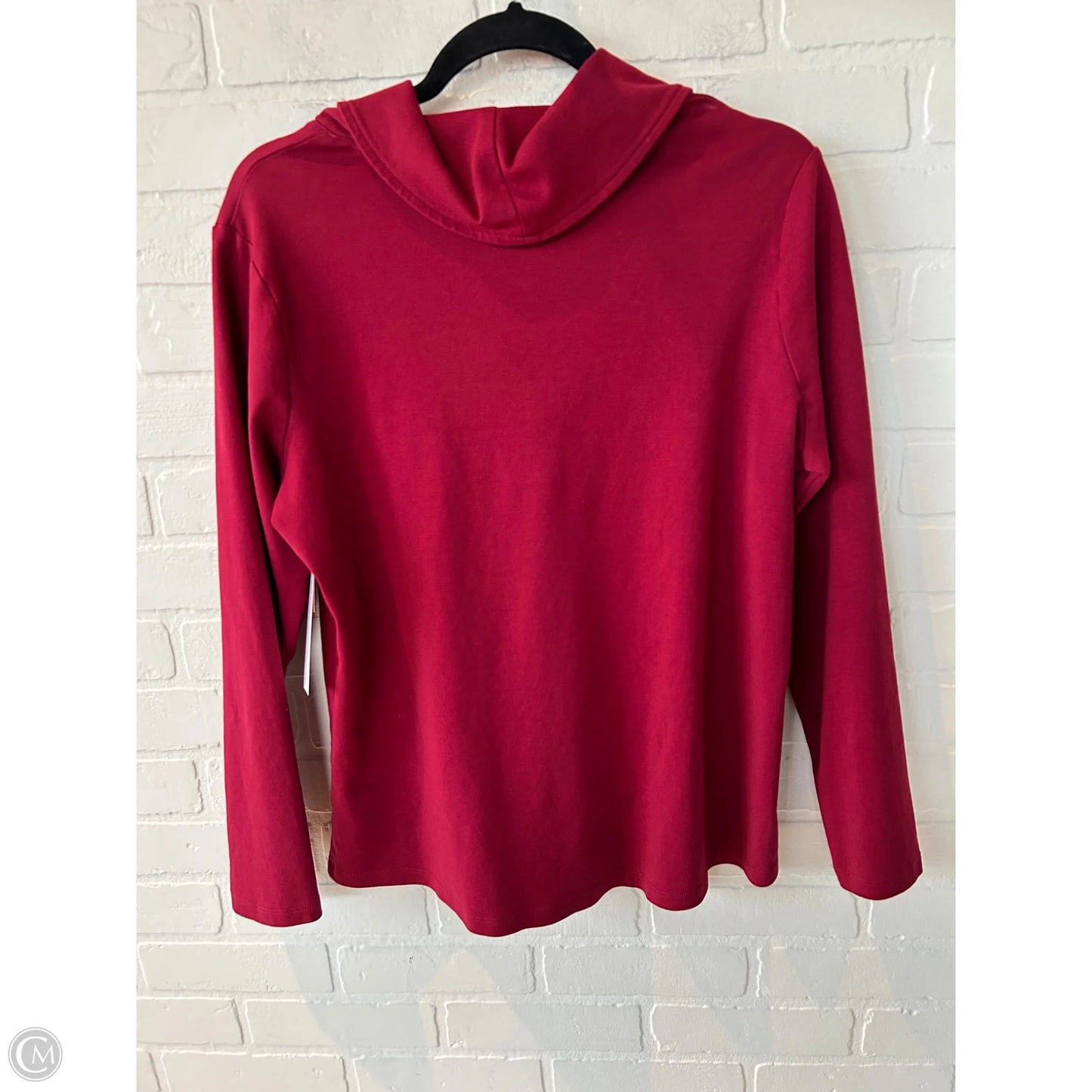 Top Long Sleeve By L.l. Bean In Red, Size: L