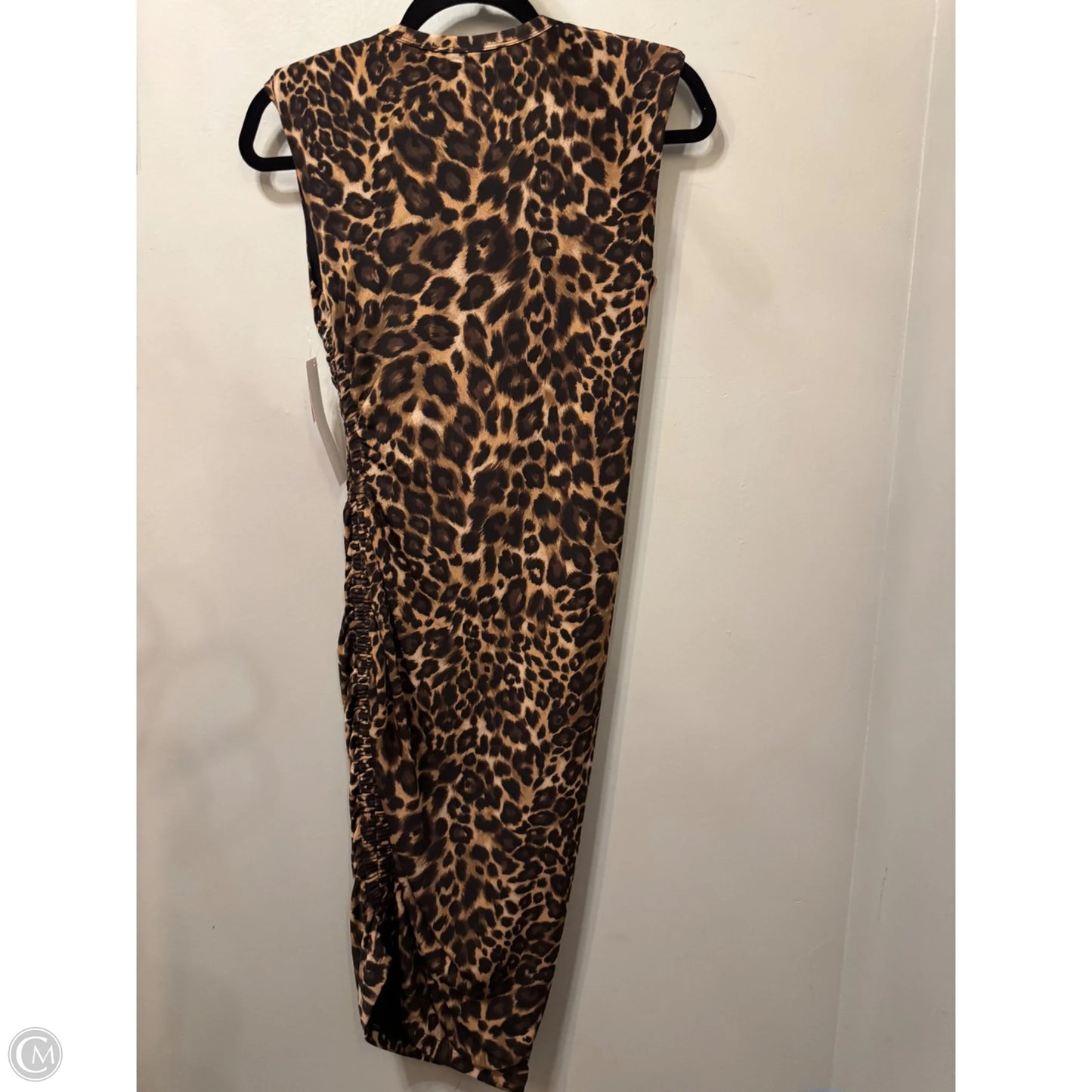 Dress Party Midi By White House Black Market In Animal Print, Size: Xs