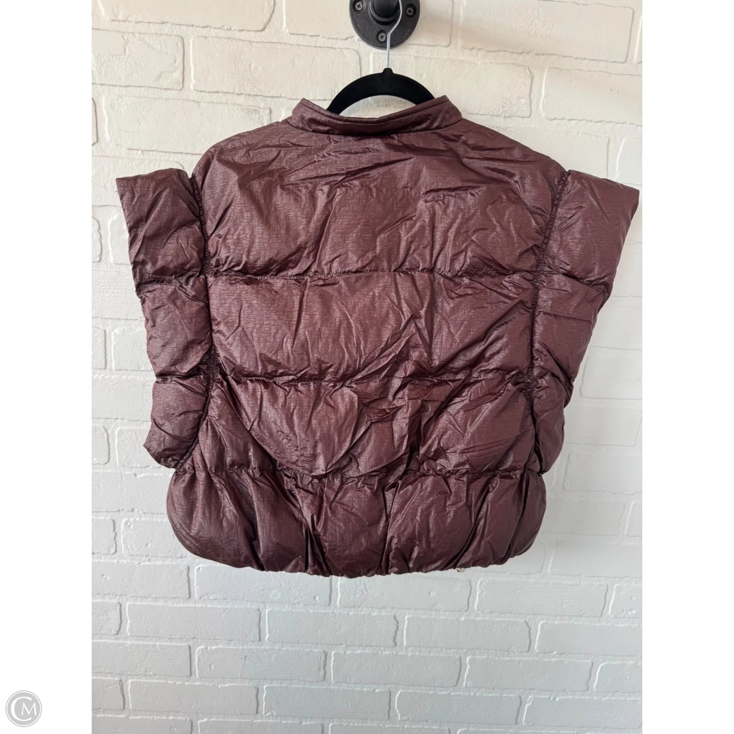 Vest Puffer & Quilted By Anna & Ava In Brown, Size: L