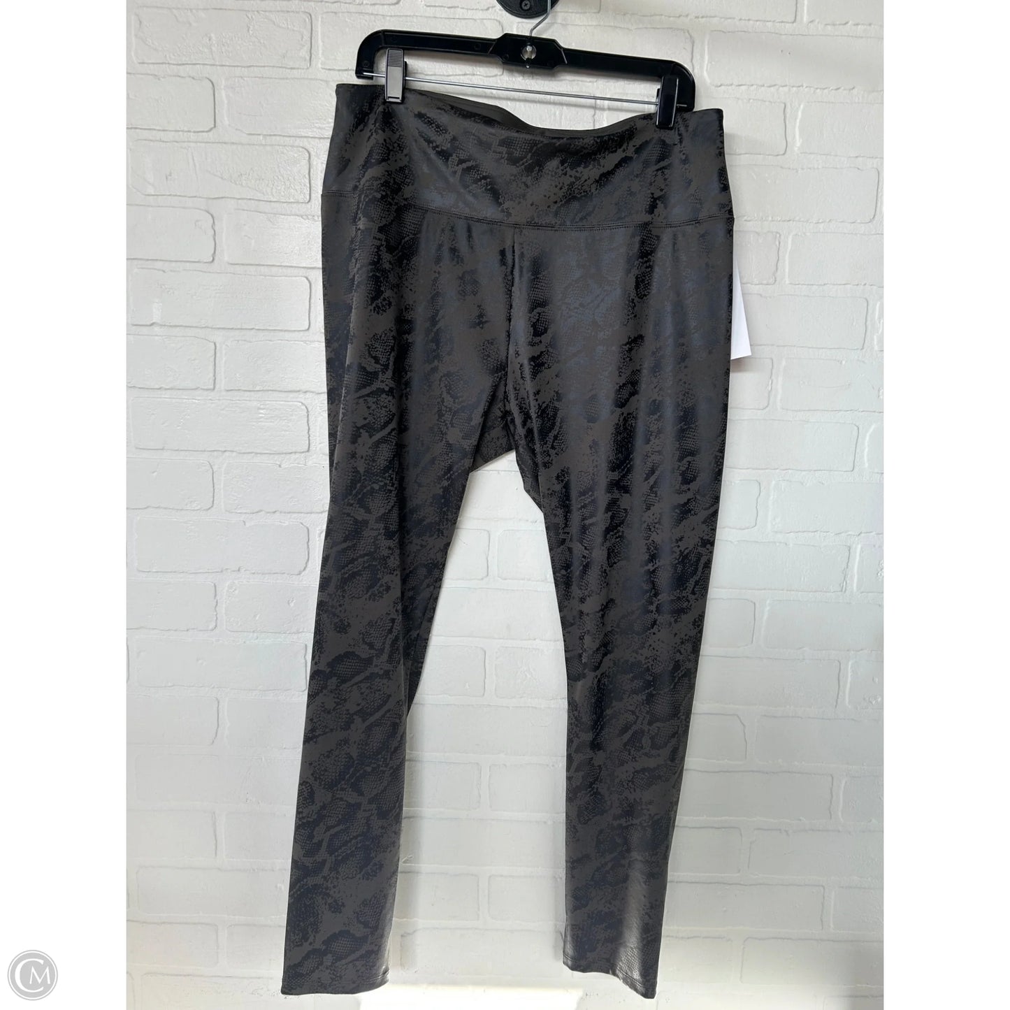 Athletic Leggings By Simply Vera In Grey, Size: 16