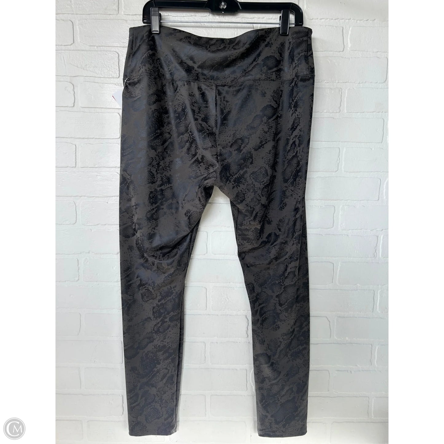 Athletic Leggings By Simply Vera In Grey, Size: 16