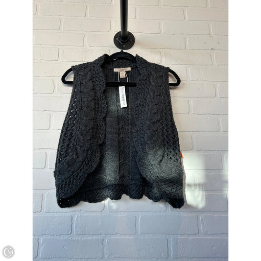 Vest Sweater By SASSO AND SMYTH In Grey, Size: S