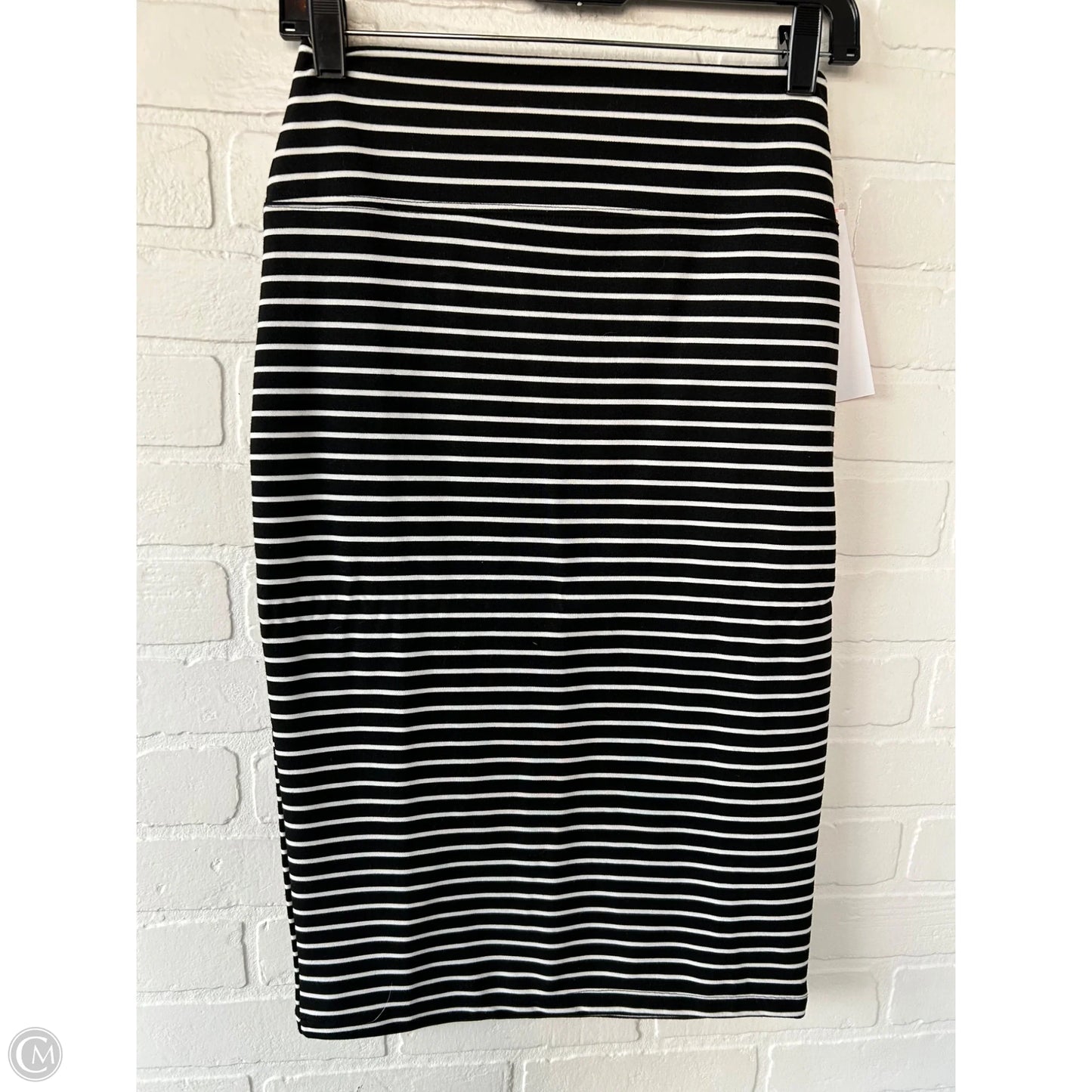 Skirt Midi By POPULAR BASICS In Black & White, Size: 8