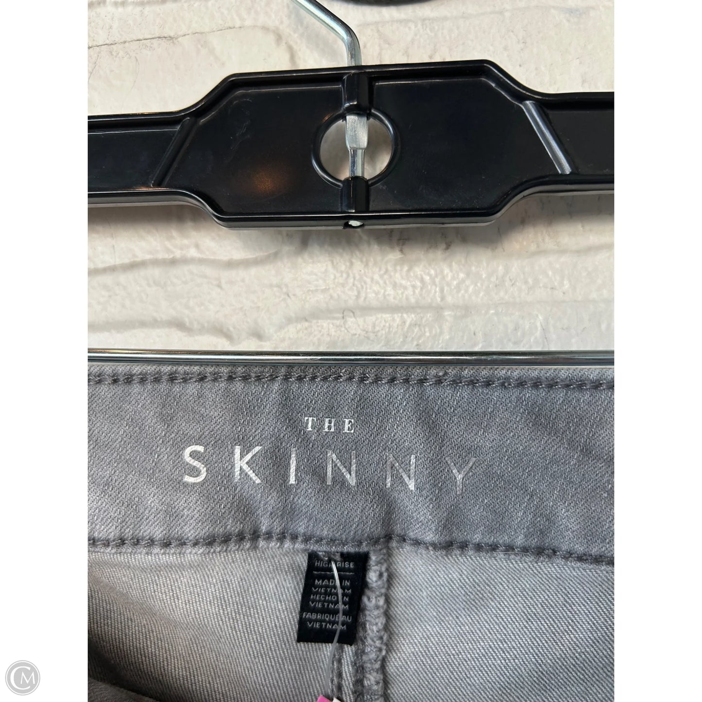 Jeans Skinny By White House Black Market In Grey Denim, Size: 12