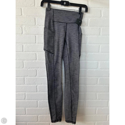 Athletic Pants By Lululemon In Black & Grey, Size: 2