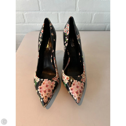 Shoes Heels Stiletto By Carlos Santana In Black & Pink, Size: 10