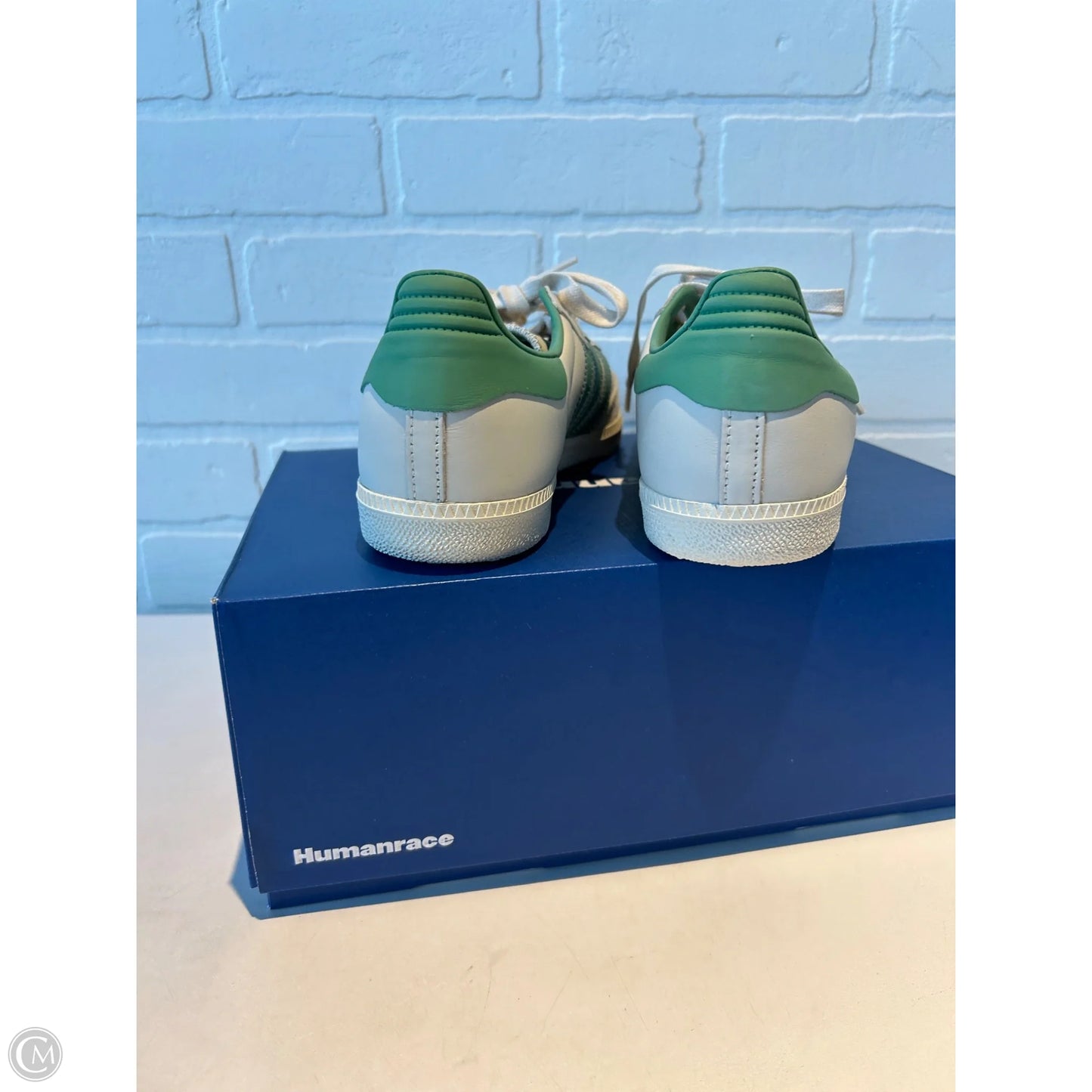 Shoes Sneakers By Adidas In Green & White, Size: 8.5