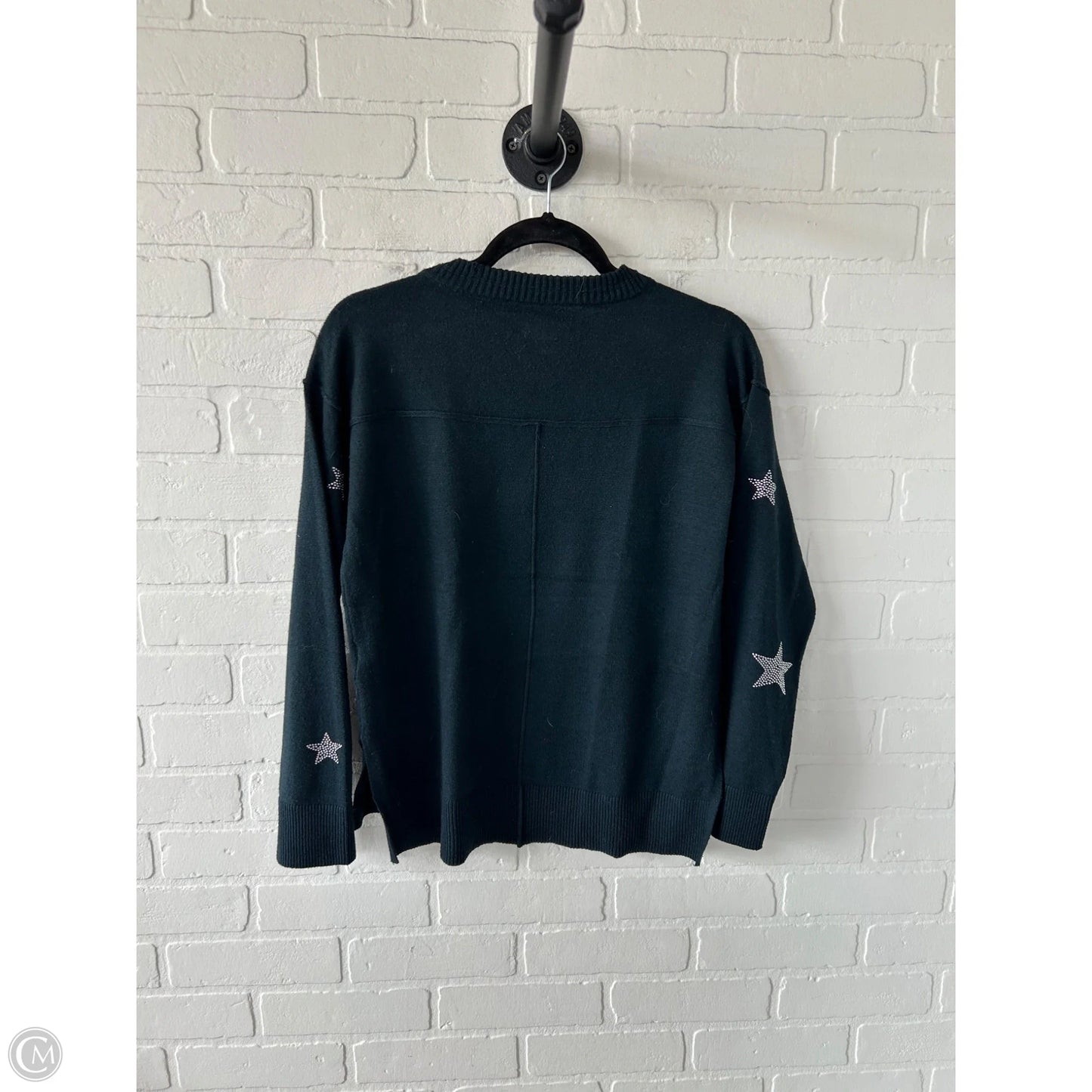 Sweater By Knox Rose In Blue & Silver, Size: Xs