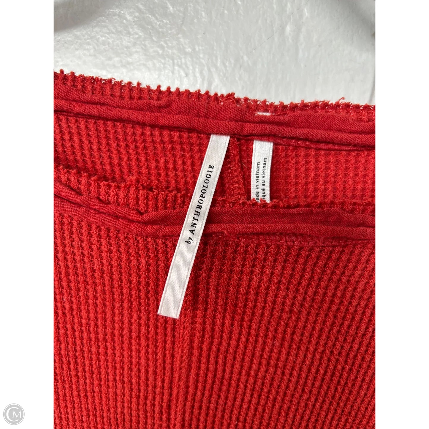 Top Long Sleeve By Anthropologie In Orange, Size: Xs