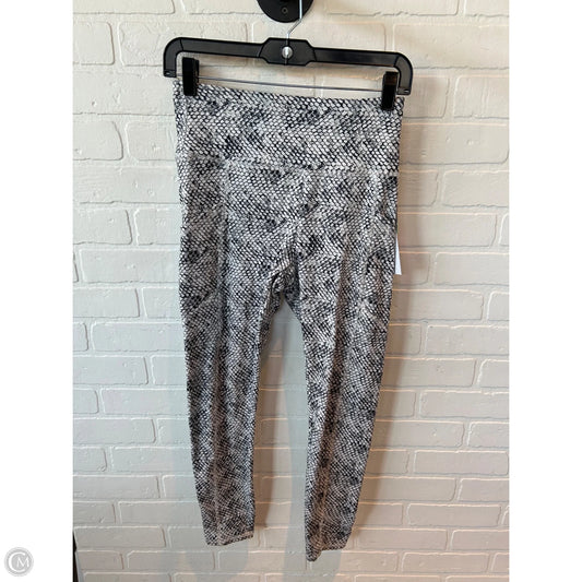 Athletic Leggings By Balance Collection In Snakeskin Print, Size: 8