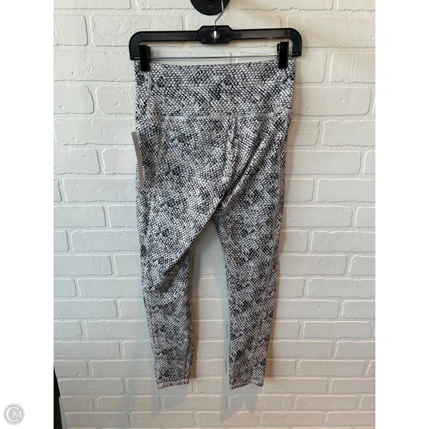 Athletic Leggings By Balance Collection In Snakeskin Print, Size: 8