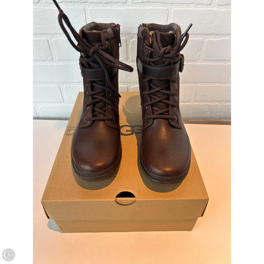 Boots Designer By Ugg In Brown, Size: 7