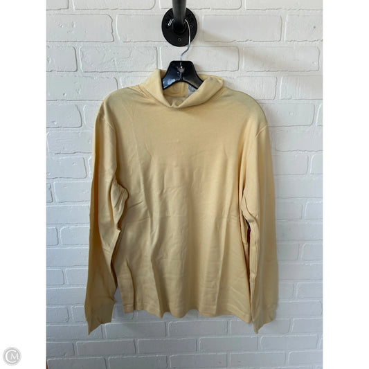 Top Long Sleeve Basic By L.l. Bean In Yellow, Size: L