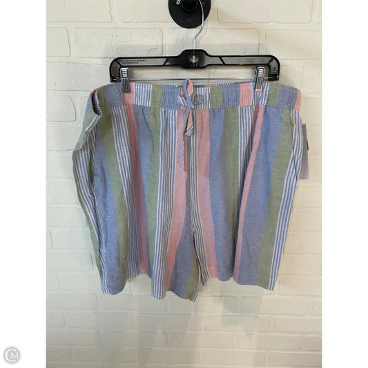 Shorts By Como Vintage In Blue & Green, Size: 20
