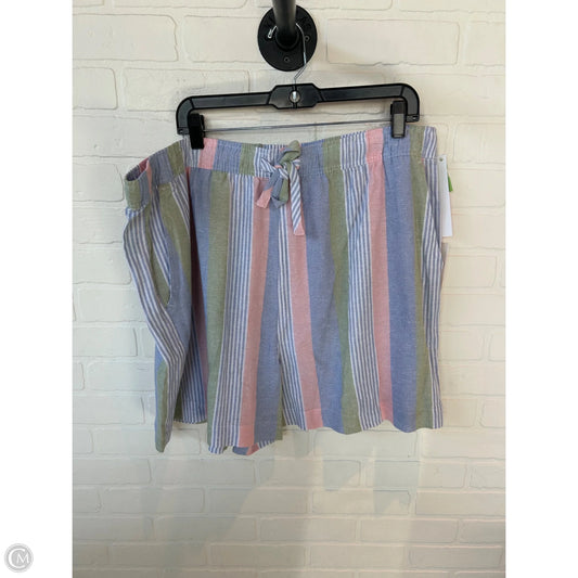 Shorts By Como Vintage In Blue & Green, Size: 20