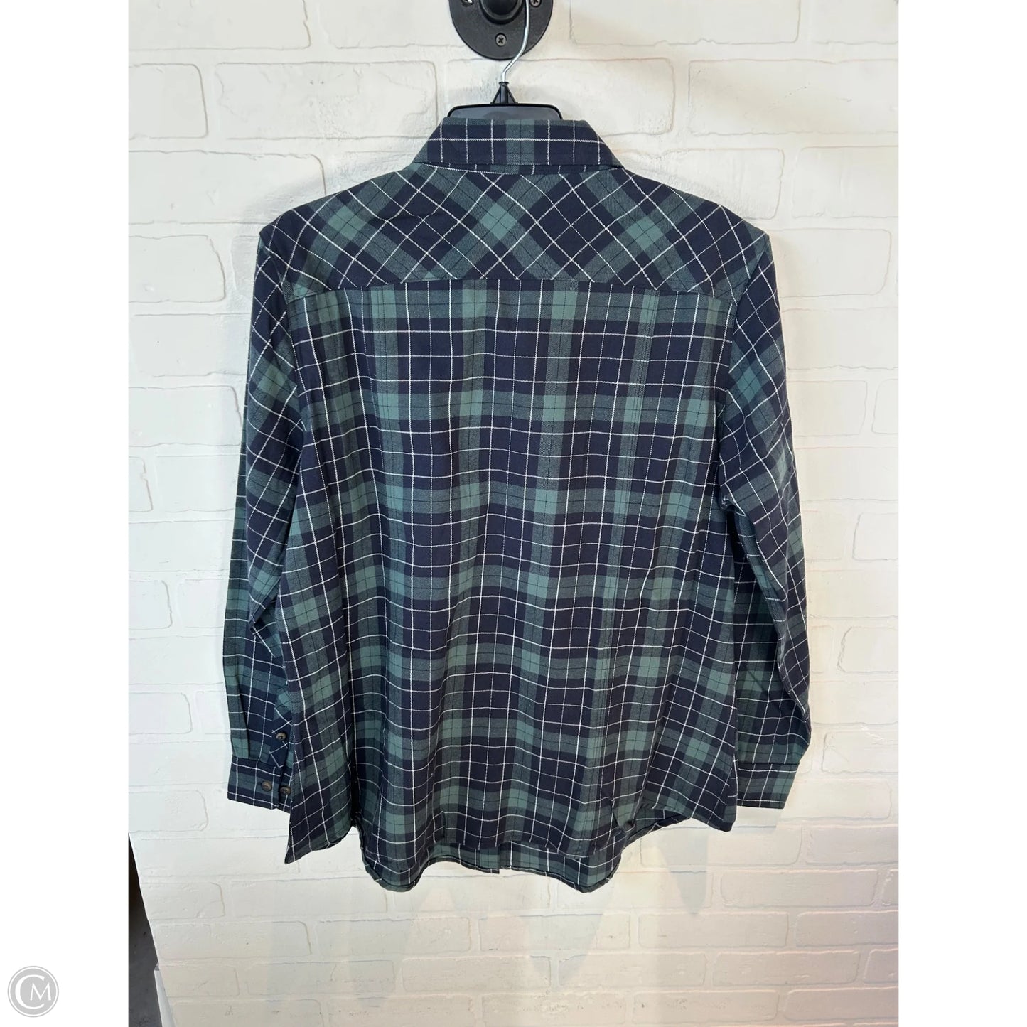 Top Long Sleeve By Clothes Mentor In Blue & Green, Size: Xl