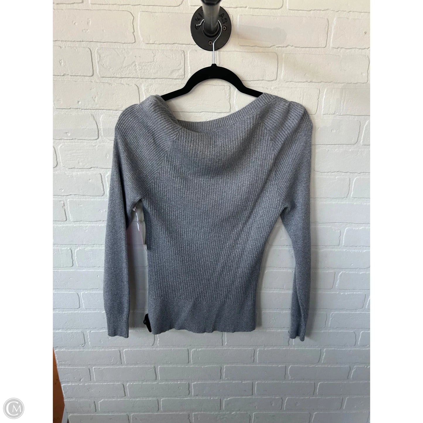 Sweater By White House Black Market In Silver, Size: M
