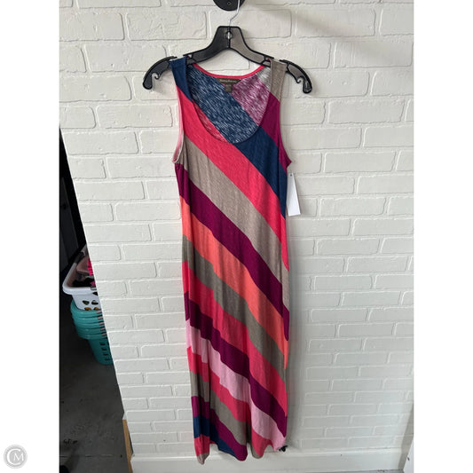 Dress Casual Maxi By Tommy Bahama In Brown & Pink, Size: Xs