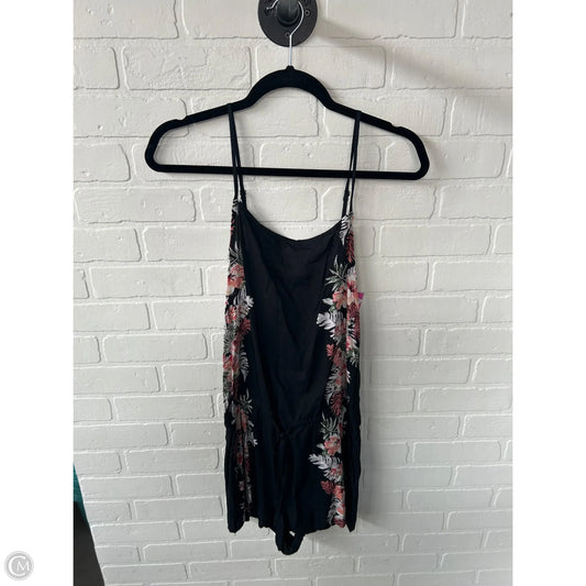 Romper By Cme In Black & Pink, Size: S